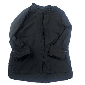 Kobi Hampering Women’s Black Button Up Blouse In Size L